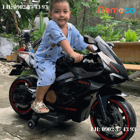 XE MÔ TÔ THỂ THAO CHO BÉ TRAI MÃ V5