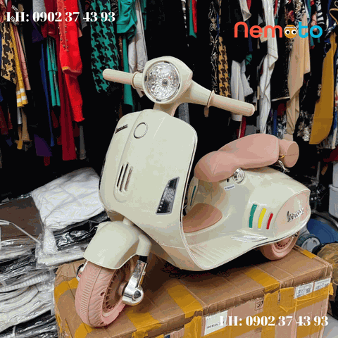 XE VESPA SIÊU XINH CHO BÉ