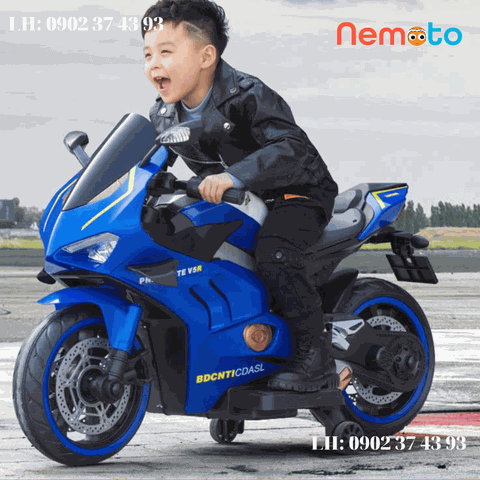 XE MÔ TÔ THỂ THAO CHO BÉ TRAI MÃ V5