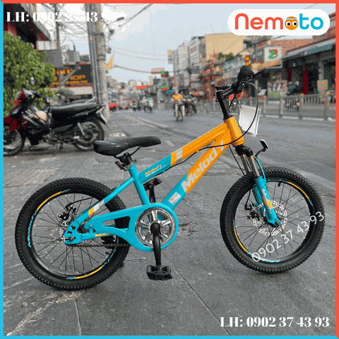 Xe Đạp Trẻ Em Cao Cấp Thắng Đĩa /Phuột Size 18inch - Mã MELO