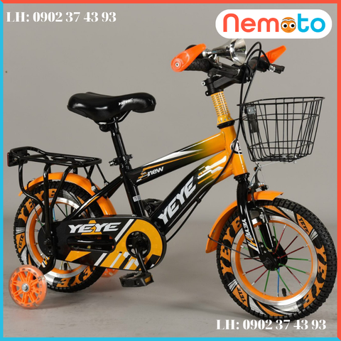 Xe Đạp Bé Trai Khung Thể Thao Size 12 Cho bé 2-6 Tuổi (MT-12N)