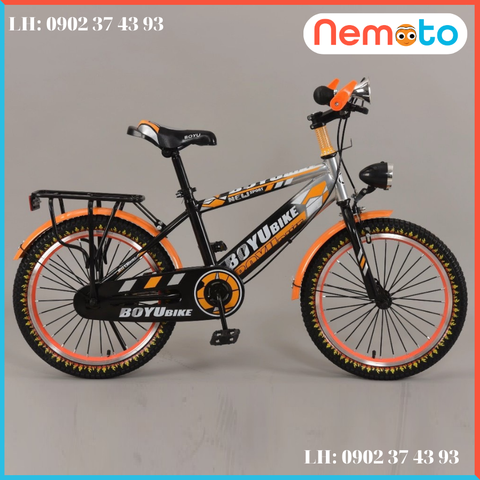 Xe Đạp Nam MT 18in - 6 Tuổi trở lên, Khung Thời Trang Cổ Ngang (MT-18)