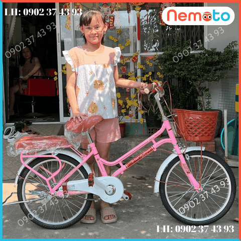 Xe Đạp Nữ Việt Nhật Mini Cao Cấp Size 20 inch - Mã PU-VN1
