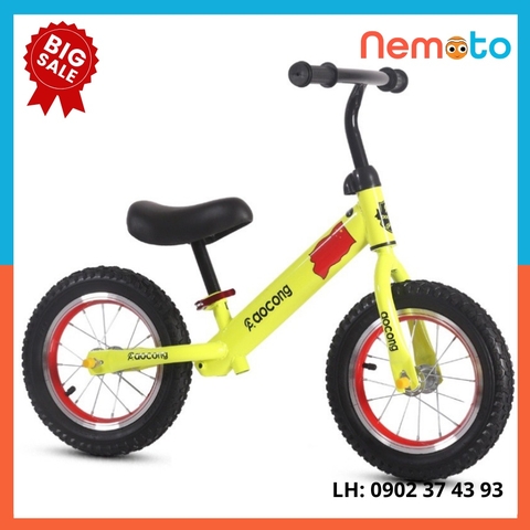 XE CHÒI CHÂN /XE THĂNG BẰNG 2 BÁNH VÀNH NHÔM, BÁNH CAO SU @AOCONG