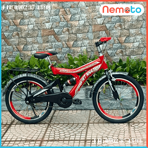 Xe Đạp Nam Việt Nhật Hàng Việt Nam Có Baga, Giảm Sốc Yên Giữa Size 20inch - Mã VN-102