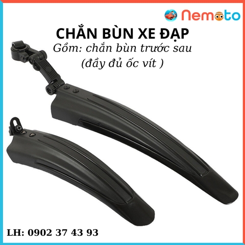Chắn Bùn Xe Đạp, gắn yên xe đạp thể thao, nhựa dẻo cực bền
