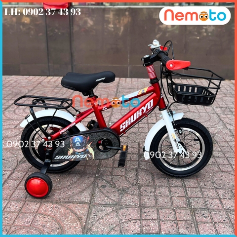 Xe Đạp Bé Trai Dáng Thể Thao Size 12inch - Mã Skyo-X1