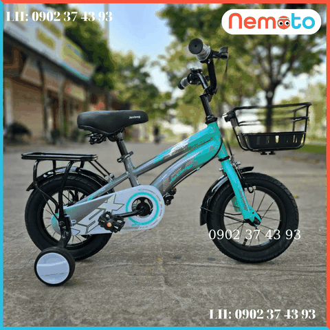 Xe Đạp Trẻ Em Năng Động Khung Cao Cấp Size 16 inch -Mã 2038