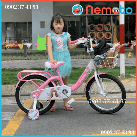 Xe Đạp Nữ Sườn Liền Chắc Chắn, Kiểu Dáng Mới Xinh Xăn Size 20 inch - Mã XDD