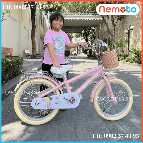 Xe Đạp Xaming Bé Gái Dễ Thương Size 16inch - Mã XM23