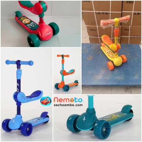XE TRƯỢT SCOOTER GHẾ NGỒI CHO BÉ 365