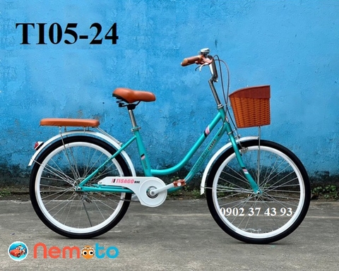XE ĐẠP NỮ 2 GIÓNG TISAGO 24IN TI05
