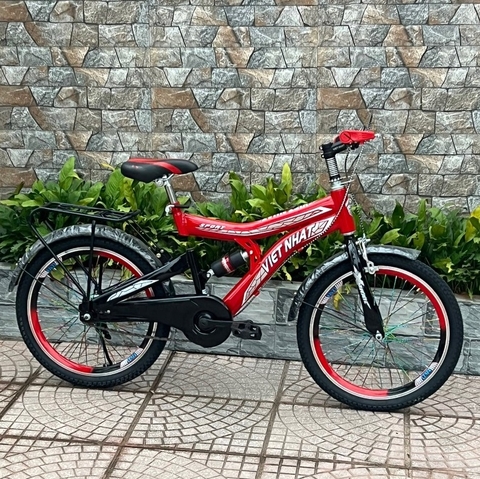 Xe Đạp Nam Việt Nhật Có Phuột Nhún Yên Size 20-24in Cho Bé Trai VN-102
