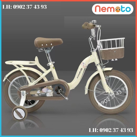 Xe Đạp Xaming Bé Gái Cao Cấp Size 12inch - Mã XM-C1