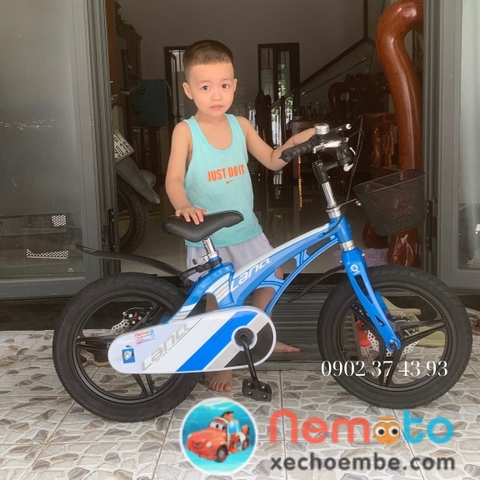 Xe Đạp Trẻ Em Cao Cấp Size 16inch - Mã LANQ
