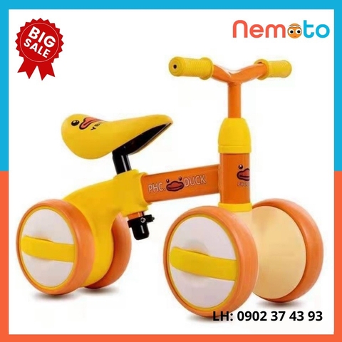 Xe chòi chân con vịt dễ thương cho bé từ 1 - 4 tuổi
