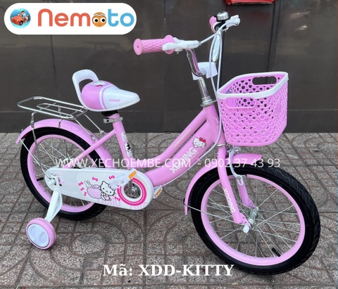 Xe Đạp Bé Gái Xinh Xắn Giá Rẻ Size 16 inch - Mã XDD-KITTY