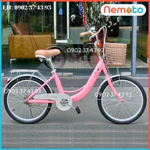 Xe Đạp Nữ 1 Gióng Cứng Cáp Size 20inch - Mã MINI 1 GIÓNG