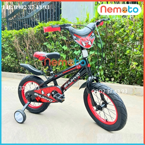Xe Đạp Trẻ Em Người Nhện Spider Man Size 16inch - Mã Shukyo K4