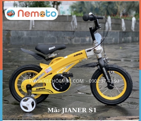 Xe Đạp Trẻ Em Jianer Cao Cấp  Size 12inch - Mã JIANER S1