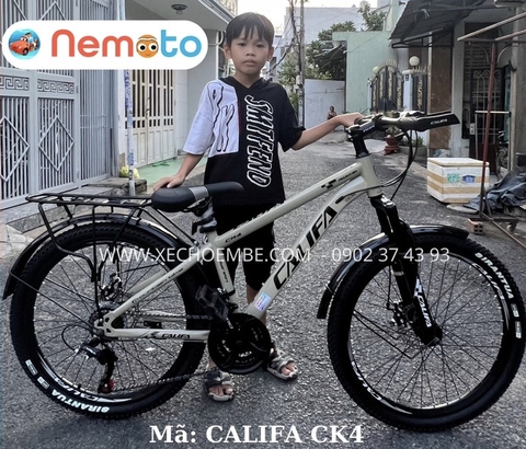 Xe Đạp Nam Địa Hình Thời Trang Califa Có Phuột/Thắng Đĩa Size 24inch - Mã CALIFA CK4