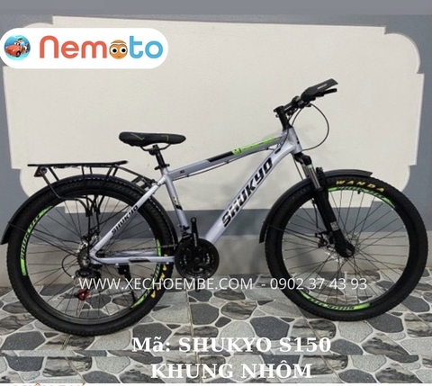 Xe Đạp Nam Địa Hình Khung Nhôm Shukyo S150 Size 26inch - Mã SHUKYO S150