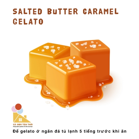 Kem Caramen Bơ Mặn - Salted Butter Caramel Gelato