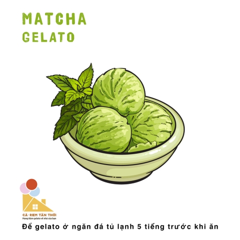 Kem Matcha - Matcha Gelato