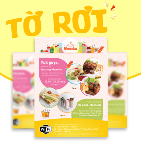 Quy trình đặt in tờ rơi tiện lợi & đơn giản