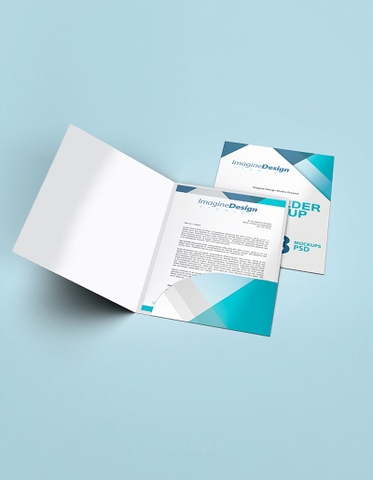 Bìa đựng hồ sơ - 1 tay gấp - Folder