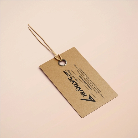 In mác sản phẩm - giấy Kraft - Label kraft