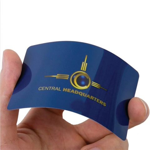 In thẻ nhựa ánh kim - Metallic plastic card