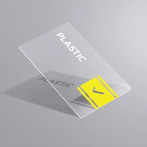 Thẻ nhựa trong - Clear plastic card
