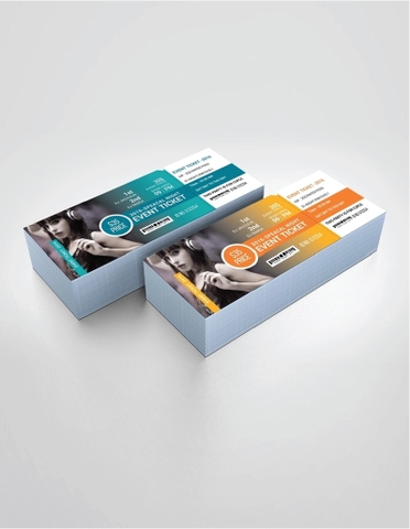 In vé mời đóng cuốn - Invitation ticket book