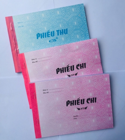 In biểu mẫu thu chi - Payment form book