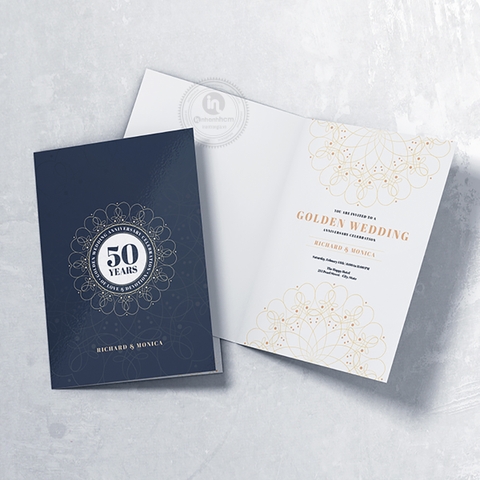 THIỆP MỜI GẤP ĐÔI