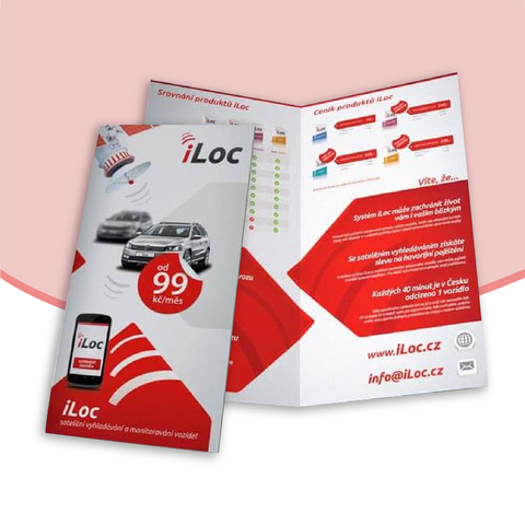 In tờ gấp phổ thông - Folded flyer