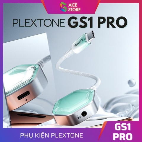 Plextone GS1 Pro – Jack chuyển Type-C sang 3.5mm kiêm sạc nhanh 60W