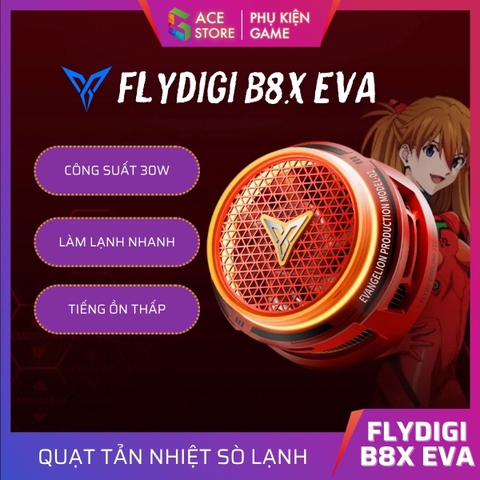 [Đặt Trước] Quạt Tản Nhiệt Flydigi B8X Phiên Bản Giới Hạn Eva Hỗ Trợ Magsafe