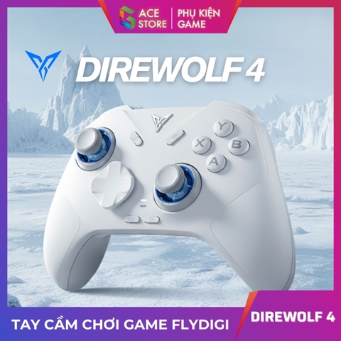 [Chính hãng] Flydigi Direwolf 4 – Tay Cầm Chơi Game Đa Nền Tảng, Polling Rate 1000Hz, Joystick Tùy Chỉnh Lực