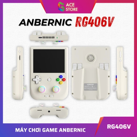 Máy Chơi Game ANBERNIC RG406V – Android 13, Chip Unisoc T820, Màn IPS 4 Inch, Hỗ Trợ 5G & LED RGB