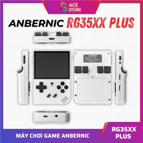 Anbernic RG35XX Plus – Máy Chơi Game Retro Cài sẵn MuOS 2025, Hỗ Trợ TV, Game Việt Hóa, L2/R2, Pin Trâu