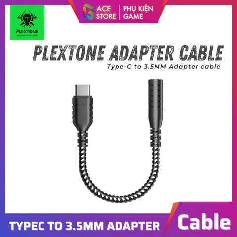 Adapter Cable Plextone – Cáp Chuyển Type-C sang 3.5mm