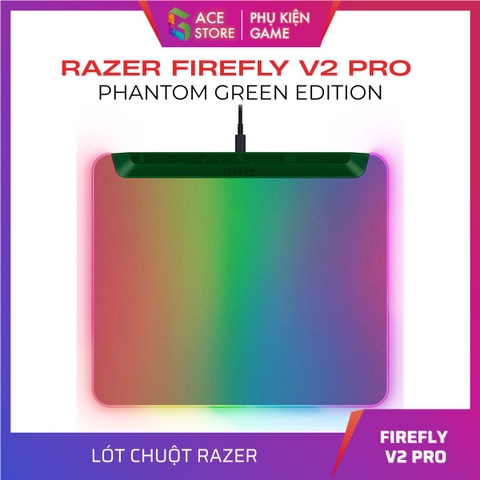 Lót chuột Razer Firefly V2 Pro RGB Phantom Green Edition RZ02-04920300-R3M1
