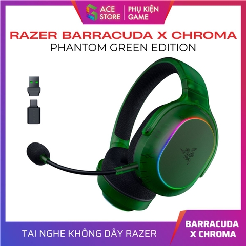 Tai Nghe không dây Razer Barracuda X Chroma Phantom Green Edition RZ04-05220300-R3M1
