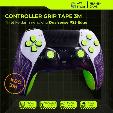 Miếng Dán Grip Tape 3M Chống Trượt Cho Tay cầm Dualsense PS5 Edge