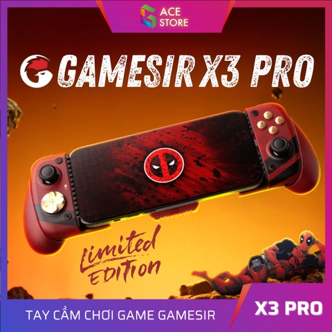 Tay Cầm GameSir X3 Pro Type- C dành cho điện thoại, Android, iPhone 15 Series