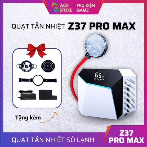 Z37 Pro Max - Quạt Tản Nhiệt Sò Lạnh Nước Công Suất Cao 58W | Tản Nhiệt Chơi Game Tối Ưu Cho Điện Thoại
