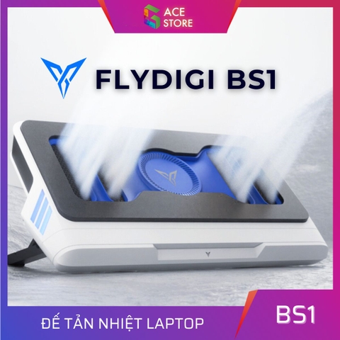 Flydigi BS1 | Để tản nhiệt laptop cao cấp không tiếng ồn, tích hợp 4 chế độ làm mát
