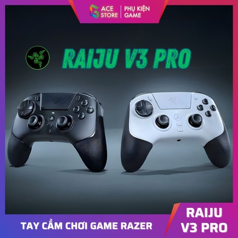 [Chính hãng] Tay Cầm Chơi Game Razer Raiju V3 Pro – Chuẩn Esports Cho PS5™ & PC